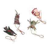 Maxbell Halloween Hanging Plastic Creepy Prank Tricky Prop Toy Party Decoration 17x7cm