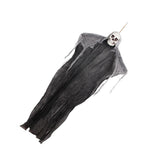 Maxbell Halloween Horror Skeleton Hanging for Indoor Outdoor Wall Bar Decor Black