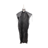 Maxbell Halloween Horror Skeleton Hanging for Indoor Outdoor Wall Bar Decor Black