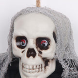 Maxbell Halloween Horror Skeleton Hanging for Indoor Outdoor Wall Bar Decor Black