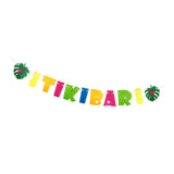 Maxbell Hawaiian Style Banner Bunting Garlands Summer Party Hanging Decor Colorful