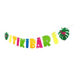 Maxbell Hawaiian Style Banner Bunting Garlands Summer Party Hanging Decor Colorful