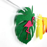 Maxbell Hawaiian Style Banner Bunting Garlands Summer Party Hanging Decor Colorful
