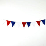 USA Sign Banner Party Hanging Decor for Independence Day  Red Blue Banner