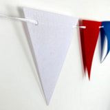 USA Sign Banner Party Hanging Decor for Independence Day  Red Blue Banner