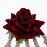 Maxbell Hand Bone Hair Clip Halloween Cosplay Party Hairpin Headwear Red Flower