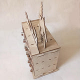 Maxbell Wood Calendar Storage Box Christmas Party with 24 Drawers Christmas Pattern