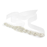 Maxbell Women Crystal Bridal Sashes Dress Belt Waist Band Bride Bridesmaid Decor