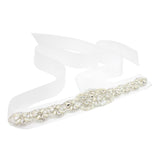 Maxbell Women Crystal Bridal Sashes Dress Belt Waist Band Bride Bridesmaid Decor