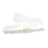 Maxbell Women Crystal Bridal Sashes Dress Belt Waist Band Bride Bridesmaid Decor