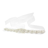 Maxbell Women Crystal Bridal Sashes Dress Belt Waist Band Bride Bridesmaid Decor