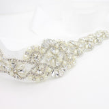 Maxbell Women Crystal Bridal Sashes Dress Belt Waist Band Bride Bridesmaid Decor