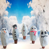 Maxbell Non-woven Cloth Christmas Tree Cover Chill-proof and Insect-proof Snowman