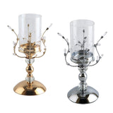Maxbell Candlestick Tea Light Candle Holders Candelabra Candle Stand Decor Gold M