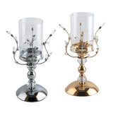 Maxbell Candlestick Tea Light Candle Holders Candelabra Candle Stand Decor Gold M