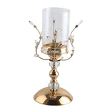Maxbell Candlestick Tea Light Candle Holders Candelabra Candle Stand Decor Gold M