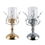 Maxbell Candlestick Tea Light Candle Holders Candelabra Candle Stand Decor Gold M