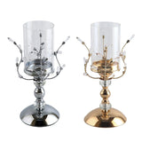 Maxbell Candlestick Tea Light Candle Holders Candelabra Candle Stand Decor Gold M