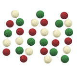 Maxbell cotton thread strand of wool felt pom pom balls christmas decorations craft