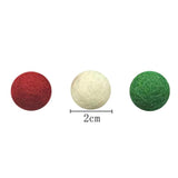 Maxbell cotton thread strand of wool felt pom pom balls christmas decorations craft