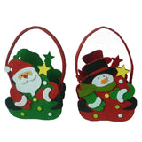 Cloth Christmas Candy Bag Gift Bag for Wedding Holiday New Year Green