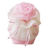 Chinese Style Candy Bag Flower Gifts Pouch Drawstring Gift Bag Pink