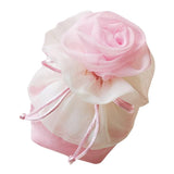 Chinese Style Candy Bag Flower Gifts Pouch Drawstring Gift Bag Pink