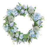 Artificial Peony Garland Hanging Wreath Flower Door Wall Decor 5 Pieces
