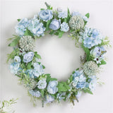 Artificial Peony Garland Hanging Wreath Flower Door Wall Decor 5 Pieces