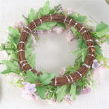 Artificial Peony Garland Hanging Wreath Flower Door Wall Decor 5 Pieces