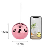 Maxbell 8 Pieces Disco Ball Cup Cocktail Cup Tea Bottle for Bar Wine Glass