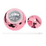 Maxbell 8pc 20 Ounce Disco Ball Cup Cocktail Cup Tea Bottle for Bar Wine Glass