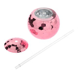 Maxbell 8pc 20 Ounce Disco Ball Cup Cocktail Cup Tea Bottle for Bar Wine Glass