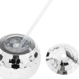 Maxbell 8 Pieces Disco Ball Cup Cocktail Cup Tea Bottle for Bar Wine Glass