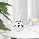 Maxbell 8pc 20 Ounce Disco Ball Cup Cocktail Cup Tea Bottle for Bar Wine Glass