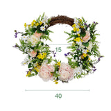 Maxbell 3x Artificial Flower Silk Rose Leaf Garland Wedding Rose Vine Hotel