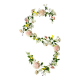 Maxbell 3x Artificial Flower Silk Rose Leaf Garland Wedding Rose Vine Hotel
