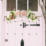 Maxbell 3x Artificial Flower Silk Rose Leaf Garland Wedding Rose Vine Hotel