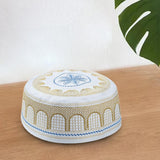 Maxbell 4Pcs Prayer Hat Arabian Omani Turkish Headwear Embroidery for 58cm