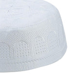 Maxbell 4Pcs Prayer Hat Arabian Omani Turkish Headwear Embroidery for 58cm