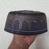 Maxbell 4Pcs Prayer Hat Arabian Omani Turkish Headwear Embroidery for 58cm