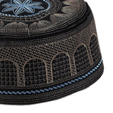 Maxbell 4Pcs Prayer Hat Arabian Omani Turkish Headwear Embroidery for 58cm