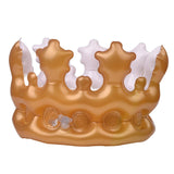 Maxbell Gold Inflatable Queen Crown for Birthday Party Costume Decoration