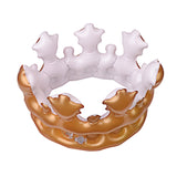 Maxbell Gold Inflatable Queen Crown for Birthday Party Costume Decoration