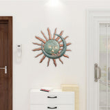 Maxbell Metal Wall Art Decoration Sun and Moon Creative Hanging for Office Home