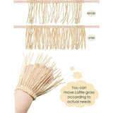 Maxbell 6x5 Pieces Hawaii Grass Skirt Hawaii Skirt Fancy Dress Costume for Party Raffia