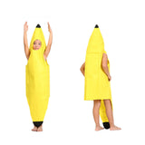 Maxbell 4xBanana Costume Cute Fancy Dress Fruit Costumes Banana Suit Portable Cosplay