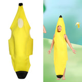 Maxbell 3xBanana Costume Cute Fancy Dress Fruit Costumes Banana Suit Portable Cosplay