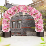 Artificial Flower Panel for Table Centerpieces for Wedding Dining Table Ceremony Dark Pink