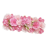 Artificial Flower Panel for Table Centerpieces for Wedding Dining Table Ceremony Dark Pink